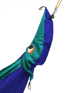 Hojdacia sieť pre dvoch Ticket to The Moon Hammock Double - royal blue/turquoise