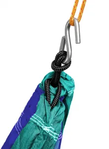 Hojdacia sieť pre dvoch Ticket to The Moon Hammock Double - royal blue/turquoise