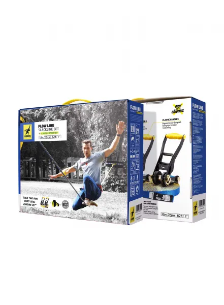 Slackline Slackline Gibbon Slacklines FlowLine Treewear Set