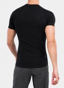 Pánske funkčné tričko Sensor Merino DF Tee S/S  - black