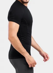 Pánske funkčné tričko Sensor Merino DF Tee S/S  - black