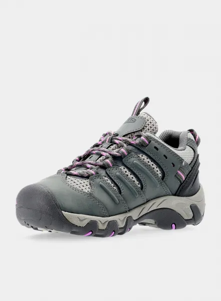 Turistické topánky dámske Keen Koven WP - steel grey/african violet