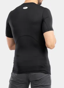 Pánske tričko Under Armour HG Armour Comp S/S - black/white