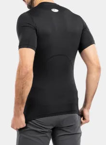 Pánske tričko Under Armour HG Armour Comp S/S - black/white