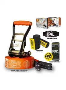 Slackline Gibbon Slacklines Travelline Treewear Set