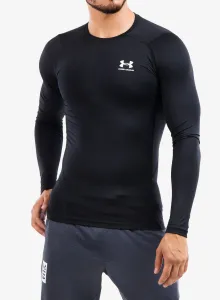 Mikina Under Armour HG Armour Comp LS - black/white