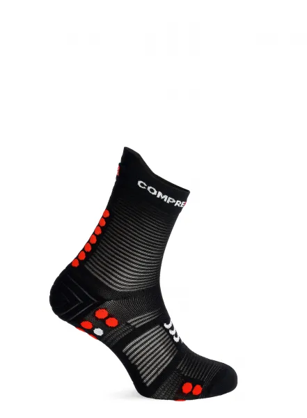 Compressport PRO RACING SOCK v4.0 RUN HIGH Bežecké ponožky, čierna, veľkosť