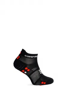Ponožky Compressport Pro Racing Socks v4.0 Run Low - black/red