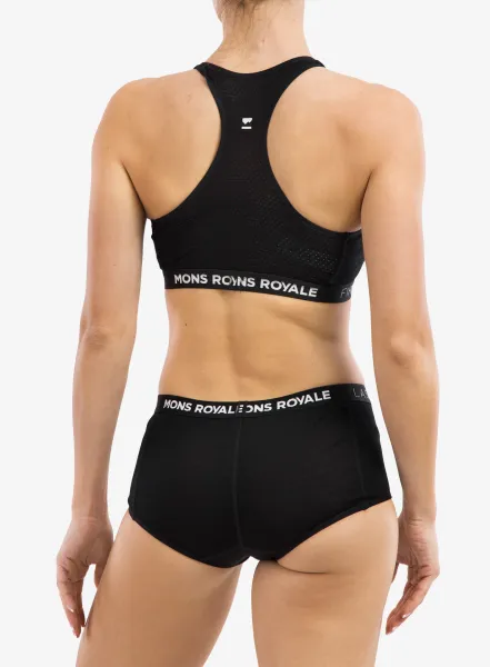 Športová podprsenka Mons Royale Sierra Sports Bra - black