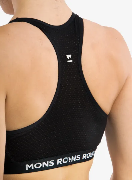 Športová podprsenka Mons Royale Sierra Sports Bra - black