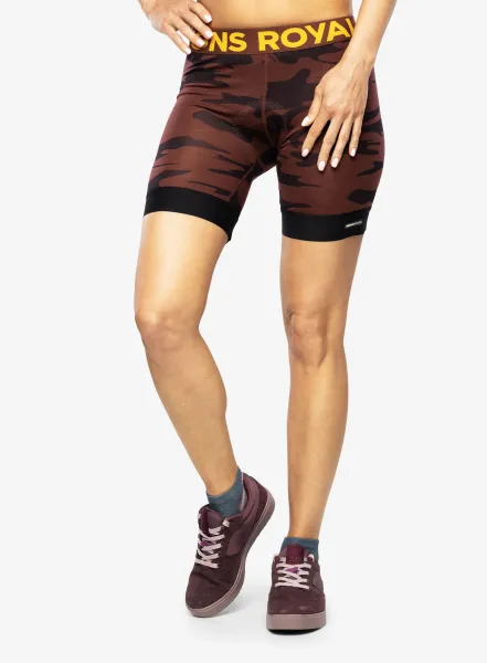 Dámske boxerky Mons Royale Enduro Bike Short Liner - chocolate camo