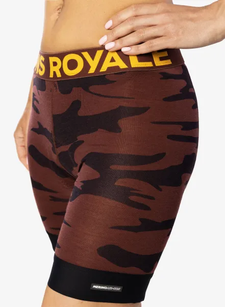 Dámske boxerky Mons Royale Enduro Bike Short Liner - chocolate camo