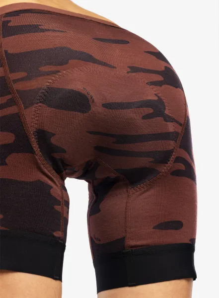 Dámske boxerky Mons Royale Enduro Bike Short Liner - chocolate camo