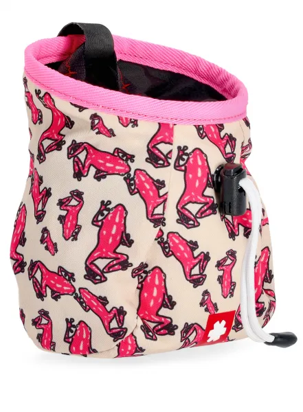 Vrecko na magnézium Ocun Lucky Kid - frog pink