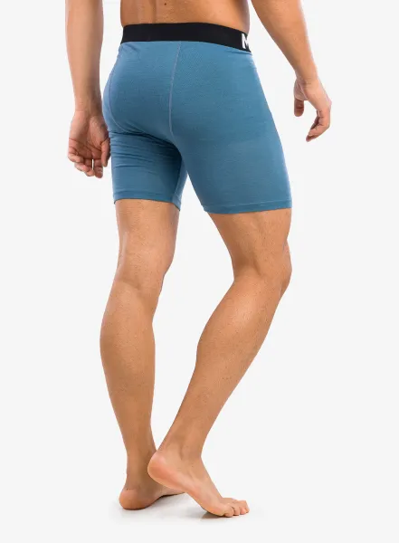 Boxerky Mons Royale Hold 'em Boxer - blue slate