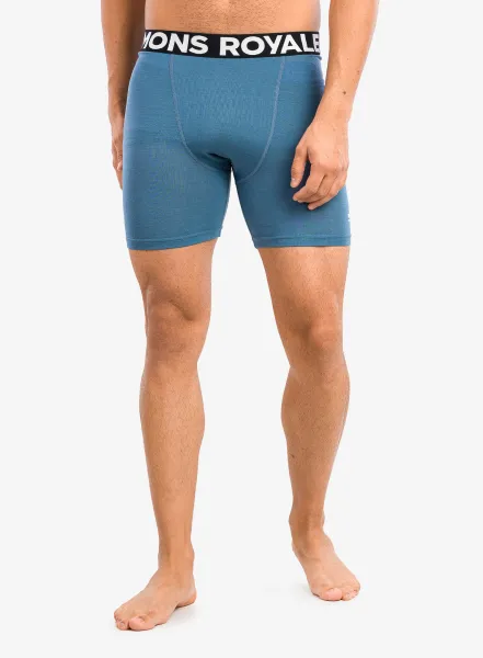 Boxerky Mons Royale Hold 'em Boxer - blue slate