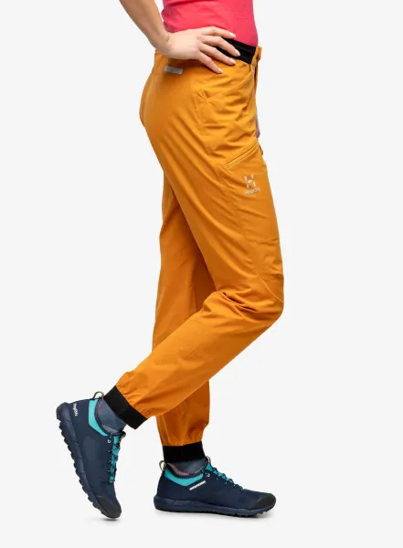 Turistické nohavice dámske Haglofs L.I.M Fuse Pant - desert yellow