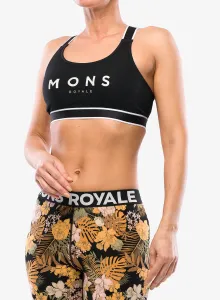 Športová podprsenka Mons Royale Stella X-Back Bra - black