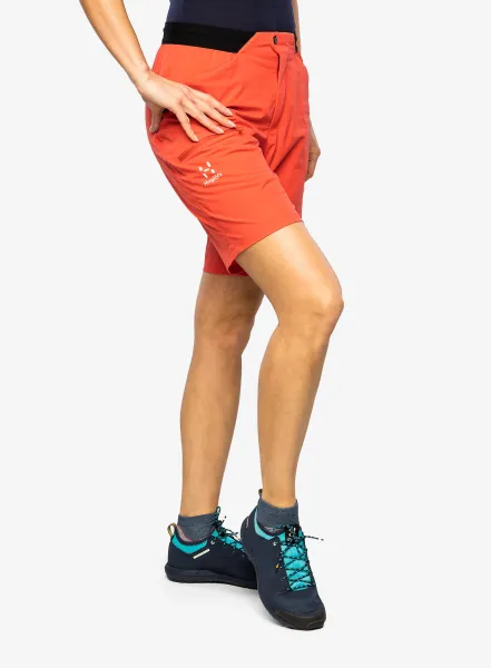Turistické kraťasy dámske Haglofs L.I.M Fuse Shorts - poppy red