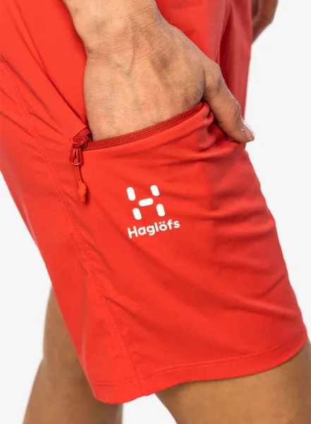 Turistické kraťasy dámske Haglofs L.I.M Fuse Shorts - poppy red