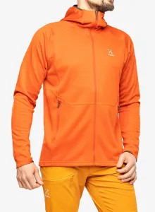 Pánska mikina na zips Haglofs Skuta Hood - habanero