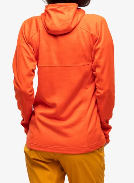 Dámska mikina na zips Haglofs Skuta Hood - poppy red