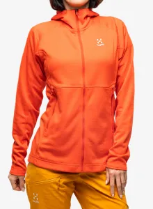 Dámska mikina na zips Haglofs Skuta Hood - poppy red