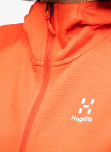 Dámska mikina na zips Haglofs Skuta Hood - poppy red