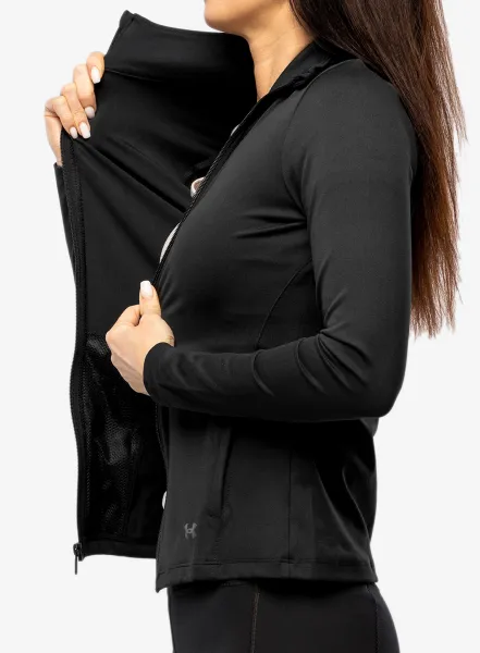 Mikina dámska Under Armour Motion Jacket - black/jet gray