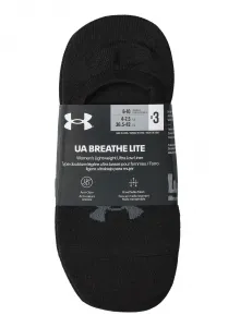 Dámske ponožky Under Armour UA Breathe Lite Ultra 3-Pack Low Liner Socks - black/pitch gray