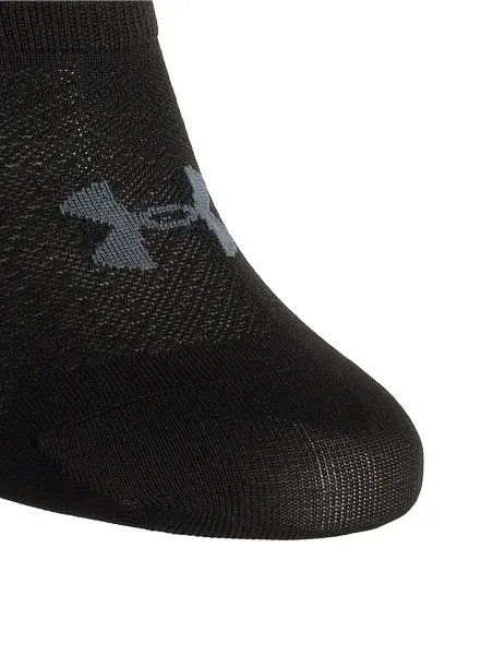 Dámske ponožky Under Armour UA Breathe Lite Ultra 3-Pack Low Liner Socks - black/pitch gray