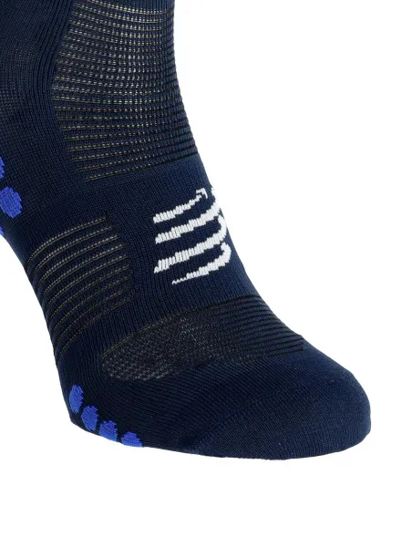 Bežecké ponožky Compressport Mid Compression Socks - blue lolite
