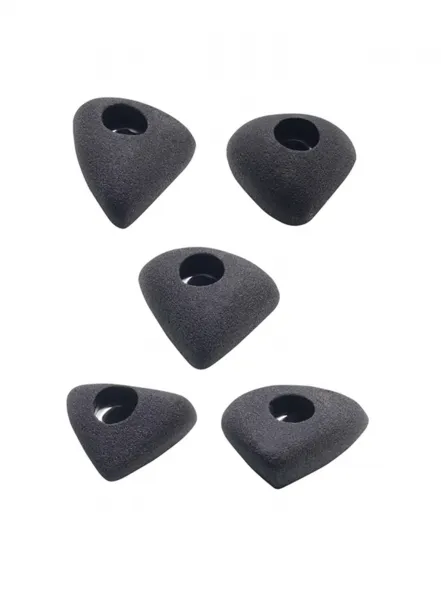Lezecké chyty Ocun Footholds Set 1 Bolt-on - black