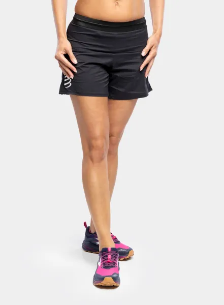 Compressport Performance Short Black S Bežecké kraťasy