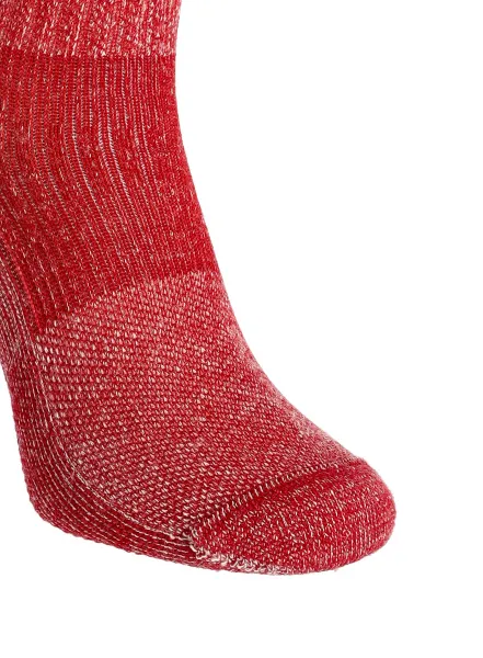 Trekové ponožky Teko Eco Hike Light Half Cushion 2.0  - red
