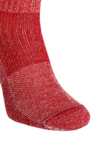 Trekové ponožky Teko Eco Hike Light Half Cushion 2.0  - red