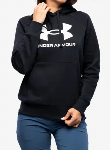 Mikina dámska Under Armour Rival Fleece Big Logo Hoody - black/white
