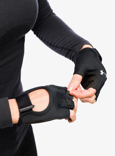 Dámske rukavice Under Armour Training Gloves - black/silver