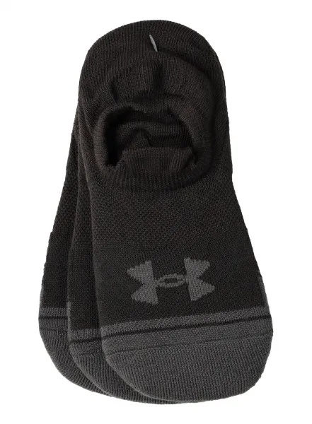 Ponožky Under Armour UA Performance Tech 3-Pack Ultra Low Tab - black/black/jet gray