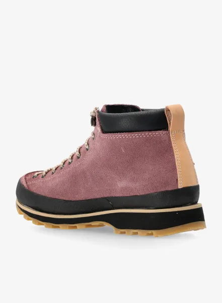 Dámske outdoor topánky Lomer Bio Naturale Mid MTX Suede - brownrose