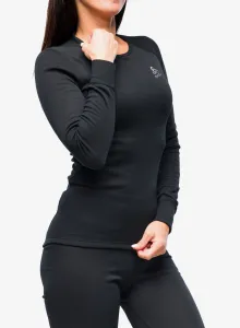 Funkčné tričko dámske Odlo Active Warm Eco BL Top Crew Neck LS - black