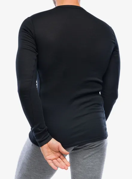 Funkčné tričko Odlo Active Warm Eco BL Top Crew Neck LS - black