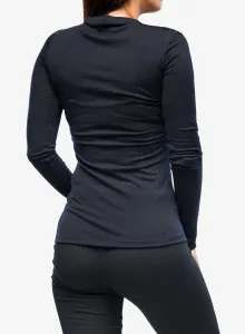 Funkčné tričko dámske Odlo Merino 200 BL Top Crew Neck LS - black