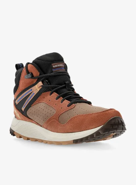 Zimné topánky Merrell Wildwood Sneaker Boot Mid WP - bracken