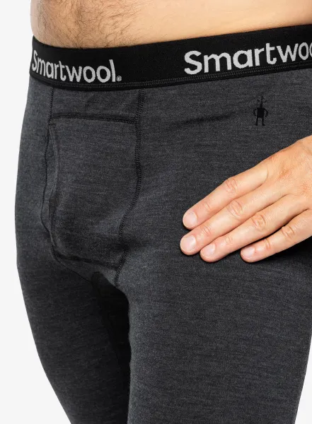 Funkčné legíny Smartwool Classic Thermal Merino Base Layer Bottom - charcoal heather