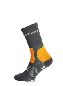 Trekové ponožky Compressport Hiking Socks - magnet/autumn glory