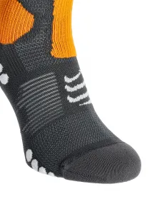 Trekové ponožky Compressport Hiking Socks - magnet/autumn glory