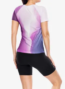Bežecké tričko dámske Compressport Performance S/S T-Shirt - lilac