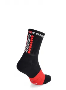 Ponožky na behanie Compressport Ultra Trail Socks v2.0 - black/red