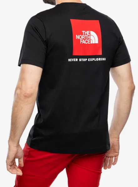 Tričko s potlačou The North Face S/S Redbox Tee - tnf black